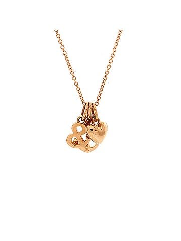 Tiffany & Co. Tiffany &amp; Heart and Anchor Pendant Necklace 18K Rose Gold (view 1)