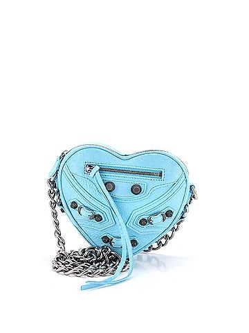 Balenciaga Le Cagole Giant Studs Heart Chain Bag Leather Mini (view 1)