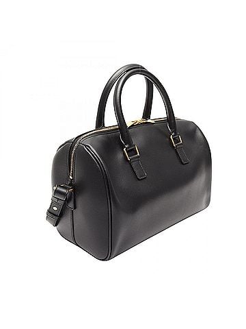 Yves Saint Laurent Yves Saint Laurent Saint Laurent Paris Classic Duffle 6 2-Way Handbag, Leather, Women's, Black (view 2)