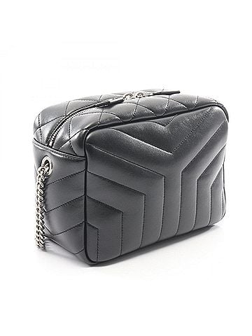 Yves Saint Laurent Yves Saint Laurent Saint Laurent Paris Loulou Shoulder Bag/Handbag, Leather, Women's, Black, 574102 (view 2)