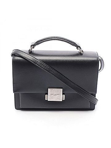 Yves Saint Laurent Yves Saint Laurent Saint Laurent Paris Belchasse Medium 2-Way Shoulder Bag/Handbag, Leather, Women's, Black, 482051 (view 1)