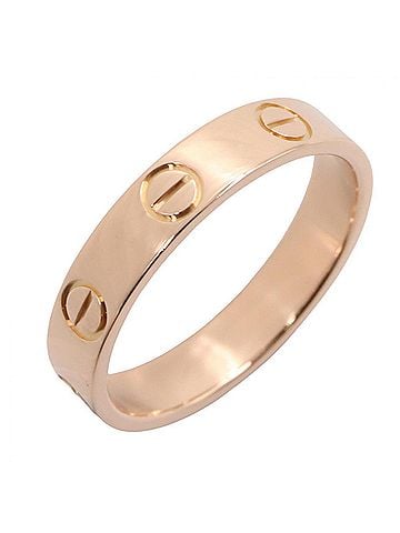 Cartier Cartier Mini Love Ring, 18K Pink Gold (PG), Women's Tone, B4085200 (view 1)