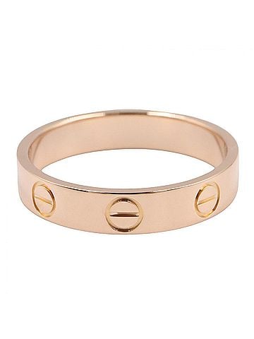 Cartier Cartier Mini Love Ring, 18K Pink Gold (PG), Women's Tone, B4085200 (view 2)