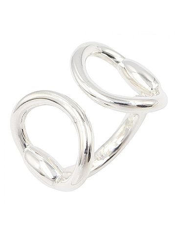 Hermès Hermes HERMES Nojika Ring, Jewelry, Sterling Silver 925, Women's, Tone (view 1)