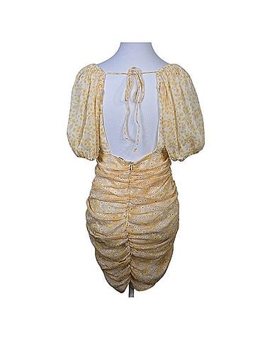 Free People Ruched Mini Dress Casual Dress (view 2)