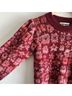 LoveShackFancy Floral Red Purple Pullover Sweater Size S - photo 10