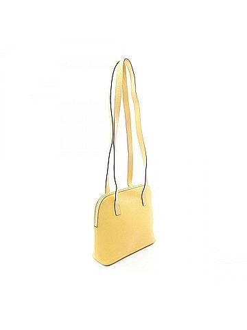Céline Celine CELINE Toggle Shoulder Bag Handbag Leather Women's Yellow (view 2)