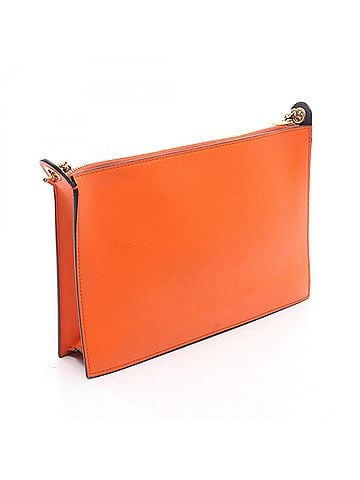 Céline Celine Tricolor Medium Shoulder Bag/Handbag, Leather, Women's, Orange, Pink, Beige (view 2)