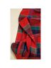 Pendleton 100% Lambswool Tropical Plaid Red Blue Wool Skirt Size 14 - photo 4