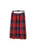Pendleton 100% Lambswool Tropical Plaid Red Blue Wool Skirt Size 14 - photo 1