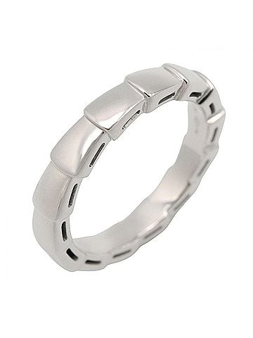 Bvlgari Bulgari BVLGARI Serpenti Viper Ring, 18K White Gold (18KWG), Silver Tone, Men's/Women's, Item Number 349672 (view 1)