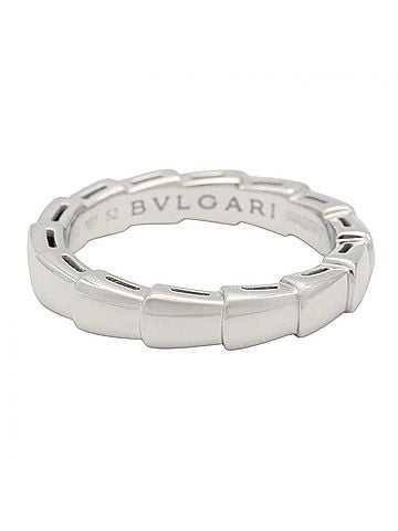 Bvlgari Bulgari BVLGARI Serpenti Viper Ring, 18K White Gold (18KWG), Silver Tone, Men's/Women's, Item Number 349672 (view 2)