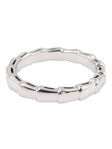 Bvlgari Bulgari BVLGARI Serpenti Viper Ring, 18K White Gold (18KWG), Silver Tone, Men's/Women's, Item Number 349672 (view 2)