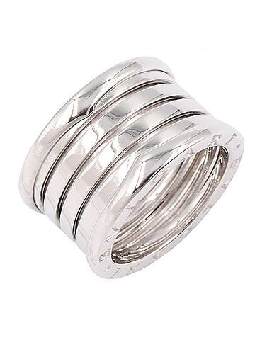 Bvlgari Bvlgari Bulgari B-zero1 Ring, 4-band ring, 18K White Gold (18KWG), Silver-tone, for Men and Women, Item Number 346594 (view 1)