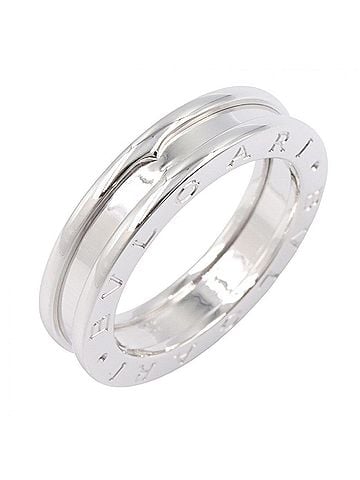 Bvlgari Bvlgari Bulgari B-zero1 Ring, 1-band ring, 18KWG (white gold), women's, silver-toned, 346566 (view 1)