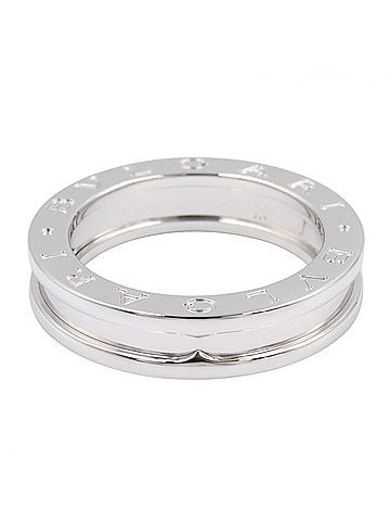 Bvlgari Bvlgari Bulgari B-zero1 Ring, 1-band ring, 18KWG (white gold), women's, silver-toned, 346566 (view 2)