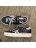 Golden Goose Black Silver Sneakers Size 6 - photo 4