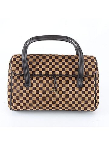 Louis Vuitton Louis Vuitton Damier Sauvage Lion Haircalf Leather Handbag Tote Bag M92131 Brown Women's (view 1)