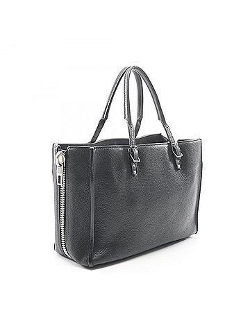 Balenciaga Balenciaga The Paper Mini 2-Way Handbag, Leather, Women's, Black, 399531 (view 2)