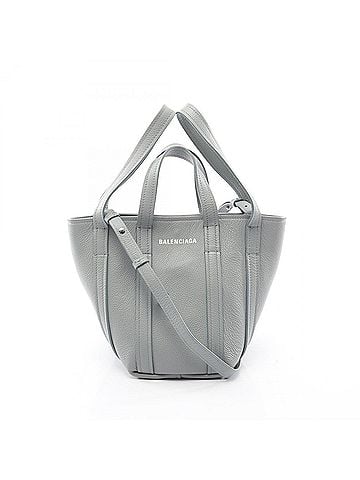 Balenciaga Balenciaga Everyday XS North South 2-Way Handbag, Leather, Women's, Blue, 672793 (view 1)