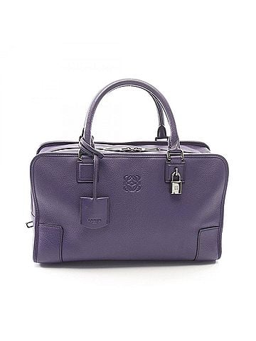 Loewe Loewe Amazona 36 Handbag, Leather, Women's, Purple (view 1)
