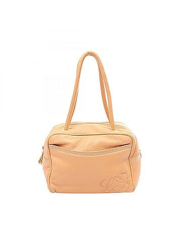 Loewe Loewe Anagram Mini Tote Bag Handbag Leather Women's Orange (view 1)