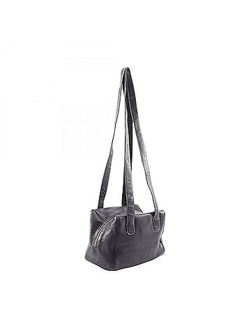 Loewe Loewe Anagram Shoulder Bag/Handbag, Leather, Women's, Navy (view 2)