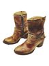 BED|STU 100% Leather Brown Boots Size 8 - photo 1