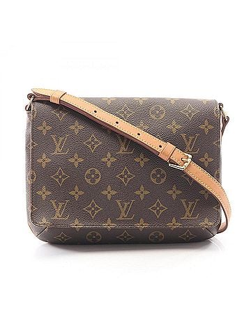 Louis Vuitton Louis Vuitton Musette Tango Short Strap Monogram Shoulder Bag Handbag Coated Canvas Leather Women's Brown M51257 (view 1)