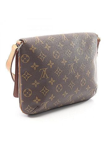 Louis Vuitton Louis Vuitton Musette Tango Short Strap Monogram Shoulder Bag Handbag Coated Canvas Leather Women's Brown M51257 (view 2)