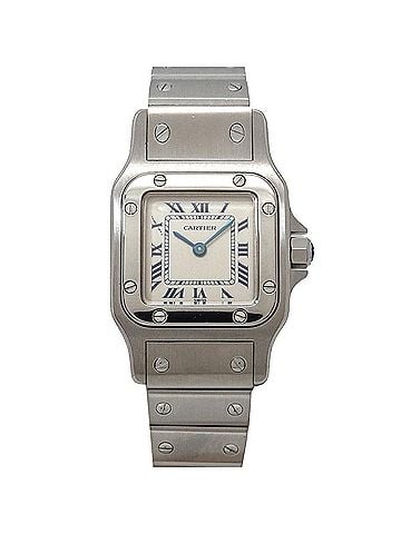 Cartier Cartier Santos Galbee SM W20017D6 Women's Watch, Ivory, Quartz Watch (view 1)