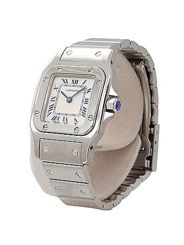 Cartier Cartier Santos Galbee SM W20017D6 Women's Watch, Ivory, Quartz Watch (view 2)
