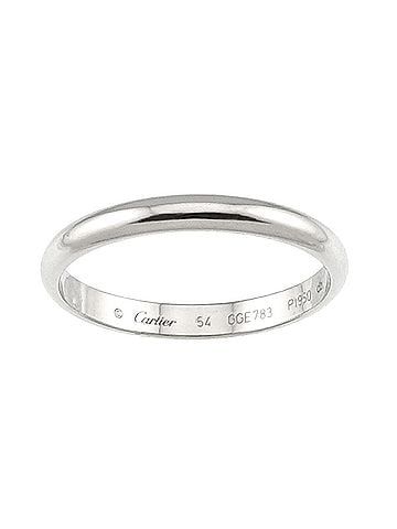 Cartier Cartier 1895 Classic #54 Ring, 2.5mm wide, Platinum (Pt) (view 2)