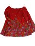 J. Peterman 100% Cotton Floral Red Long Sleeve Blouse Size 20 - photo 7