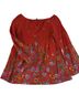 J. Peterman 100% Cotton Floral Red Long Sleeve Blouse Size 20 - photo 1