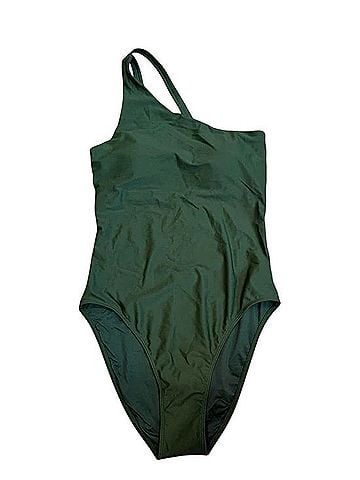 Quince Italian One-Shoulder One-Piece Swimsuit One Piece Swimsuit (view 1)