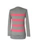 Gap Stripes Gray Pink Cardigan Size S - photo 2