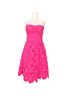Nanette Lepore 100% Polyester 6% Spandex Floral Pink Cocktail Dress Size 6 - photo 1
