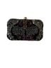Love From India Black Multi Color Clutch One size - photo 1