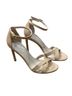 Stuart Weitzman 100% Patent Leather Tan Heels Size 7 1/2 - photo 1