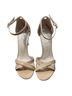Stuart Weitzman 100% Patent Leather Tan Heels Size 7 1/2 - photo 2