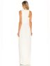 Amanda Uprichard 100% Polyester Solid Ivory Cocktail Dress Size M - photo 3