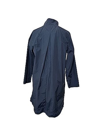 Eileen Fisher Light Cotton Nylon Stand Collar Coat (view 2)