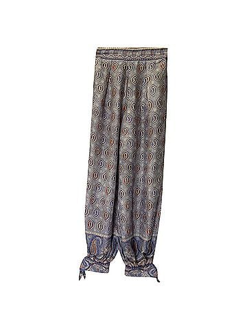 Zimmermann Zimmermann Vitali Tied Harem Pants in Multicolor Silk (view 2)