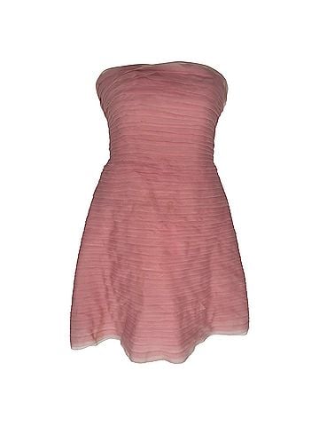 Aje. Aje Soundscape Mini Dress in Pink Nylon (view 1)