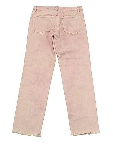 Isabel Marant Isabel Marant Etoile Vintage Style Acid Wash Jeans in Pink Cotton (view 2)