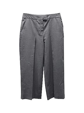 Togs Fashion World Zac Posen Cropped Dress Pants in Grey Polyester (view 1)