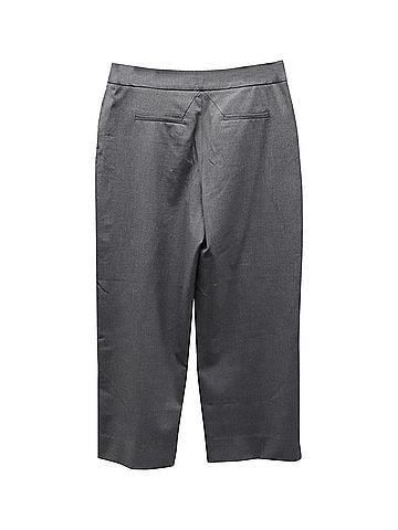 Togs Fashion World Zac Posen Cropped Dress Pants in Grey Polyester (view 2)