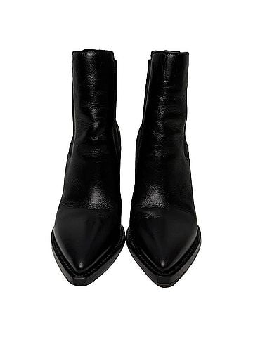 Saint Laurent Saint Laurent Theo Chelsea Booties in Black Leather (view 1)