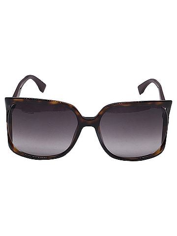 Fendi Fendi Tortoiseshell Square Sunglasses FE40030I in Brown Acetate (view 1)